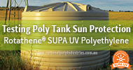 Testing Poly Tank Sun Protection: Rotathene SUPA UV Polyethylene