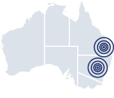 Regions we service Map