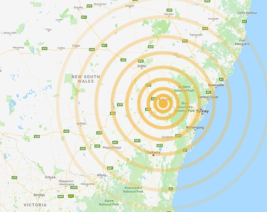 Region map for Bathurst