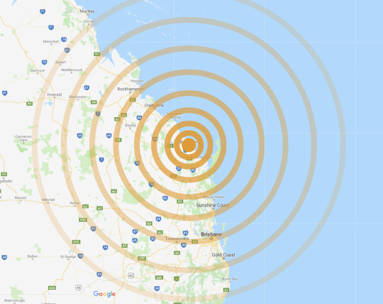 Region map for Bundaberg